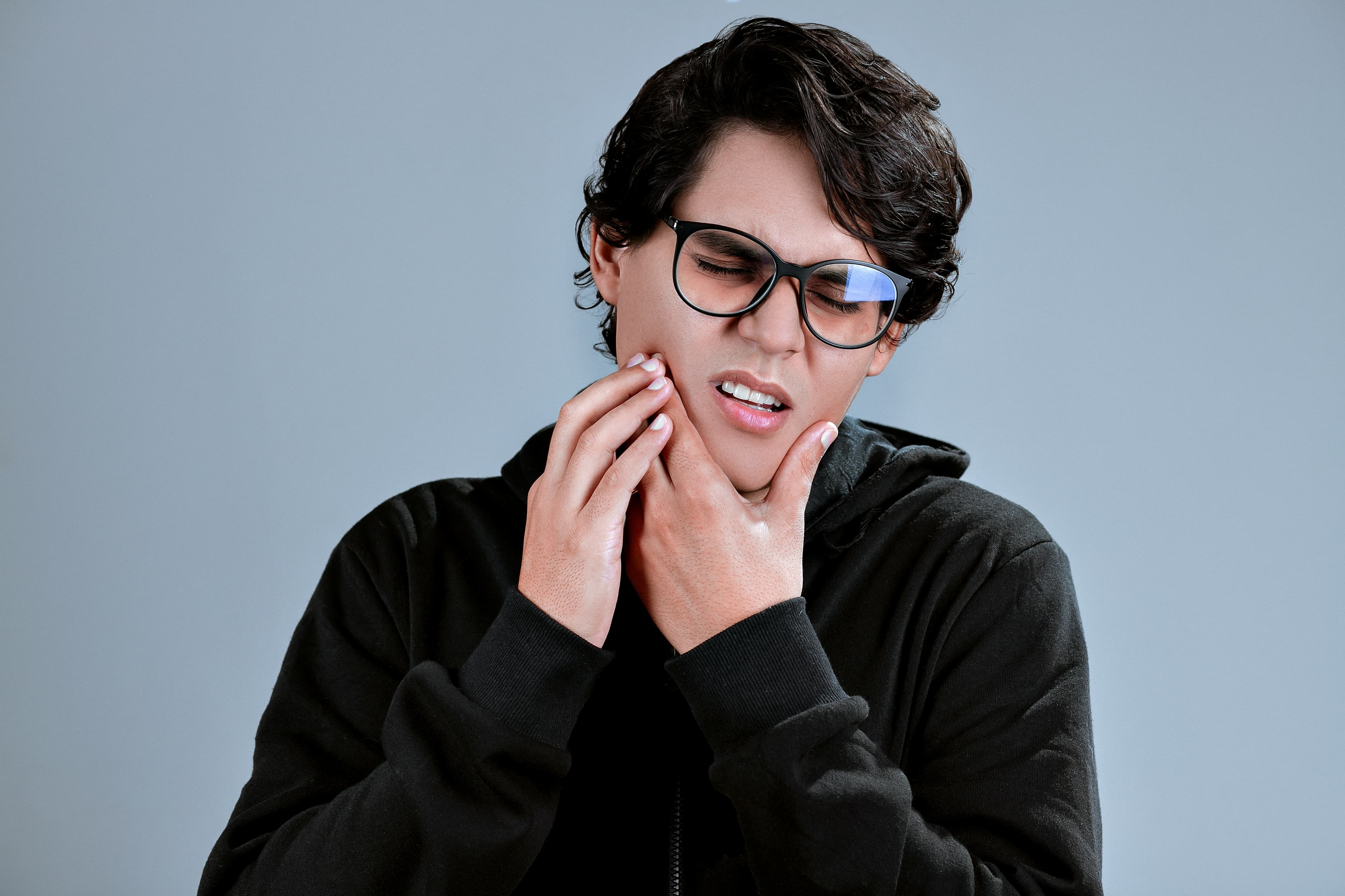 Patient preparing for comfortable in-house wisdom tooth removal at Agoura Dental Group in Agoura Hills, California